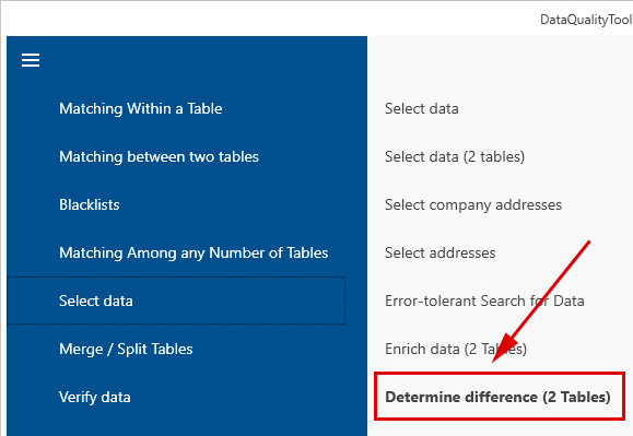 Determine Differences