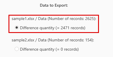 Determine Differences, Result