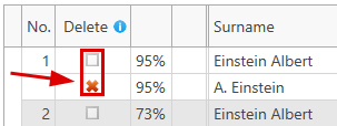 Matching Results en