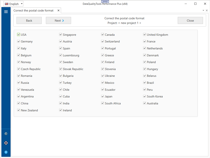 Correct The Postal Code Format