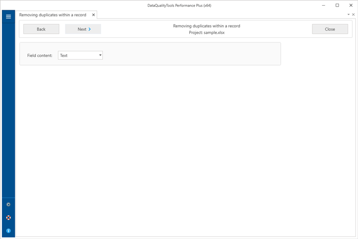 Removing duplicates within a record