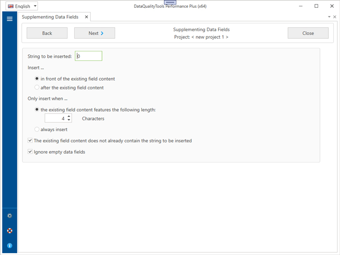 Supplementing Data Fields